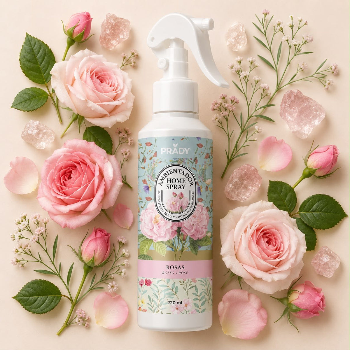 Prady Spray Ambientador 220ML Rosas