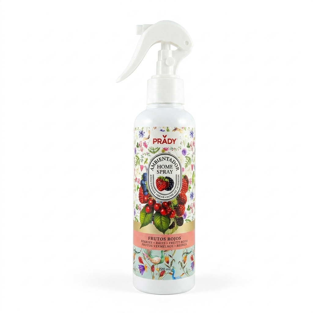Prady Spray Ambientador 220ML Frutos Vermelhos