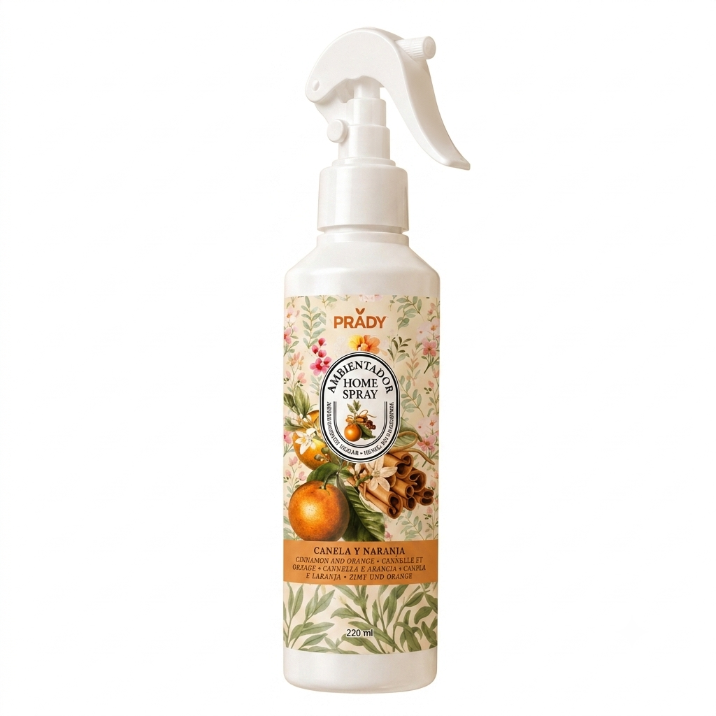 Prady Spray Ambientador 220ML Canela & Laranja