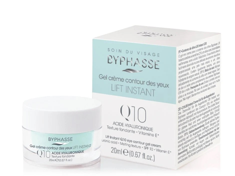 Byphasse Gel-Creme Contorno de Olhos Q10 + Ácido Hialurónico 20 ml