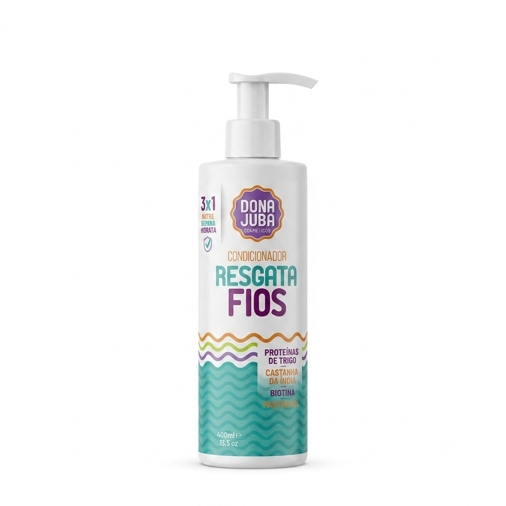 Dona Juba Condicionador 400ml Resgata Fios