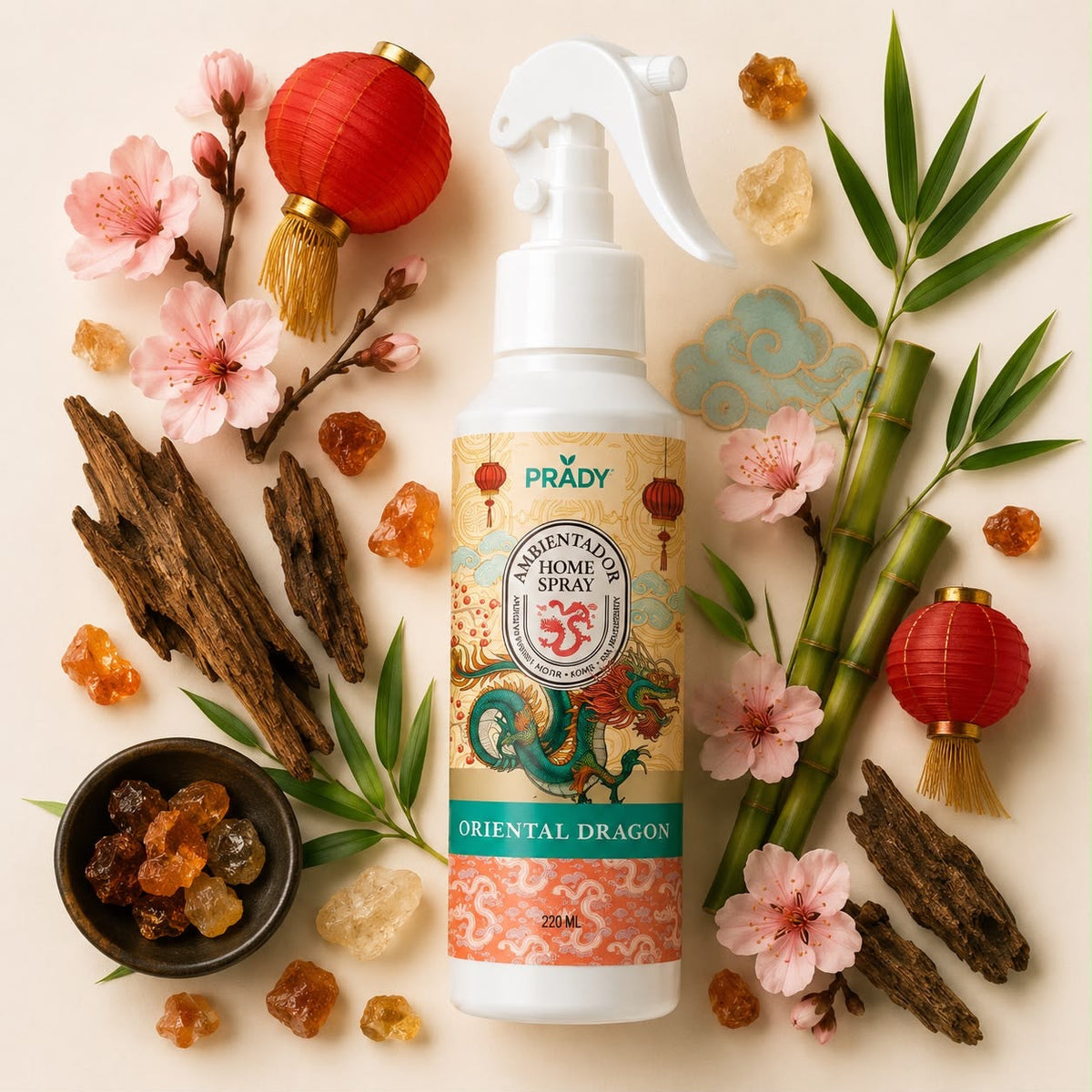 Prady Spray Ambientador 220ML Dragão Oriental