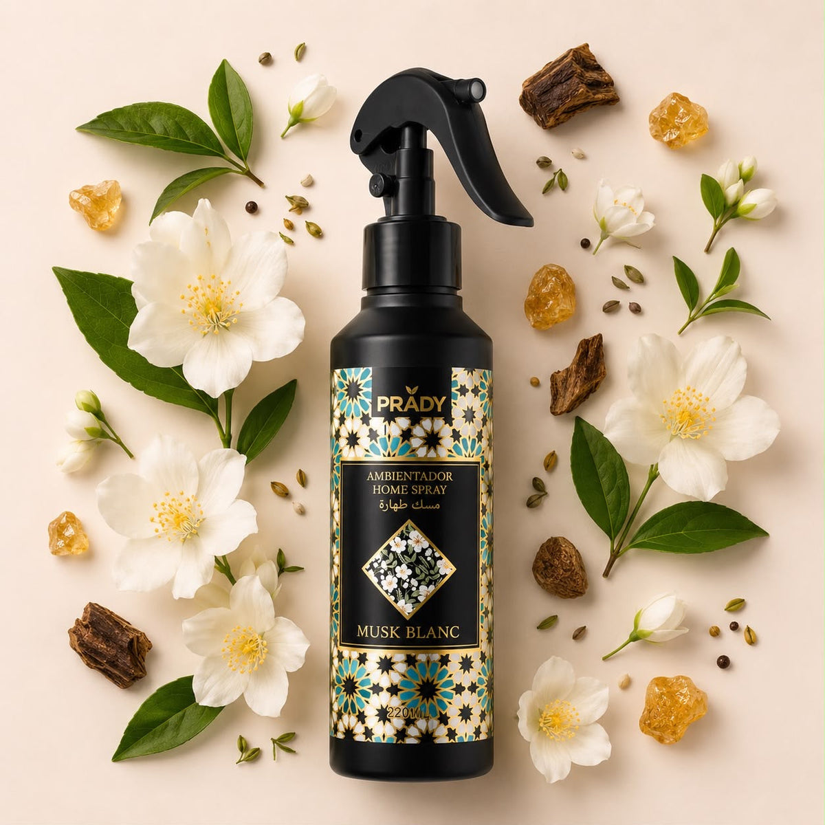 Prady Spray Ambientador 220ML Musk Branco