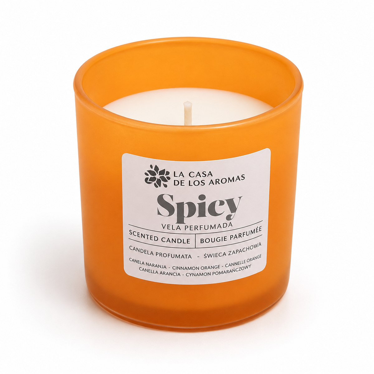 La Casa de los Aromas – Vela Aromática Spicy – Laranja e Canela
