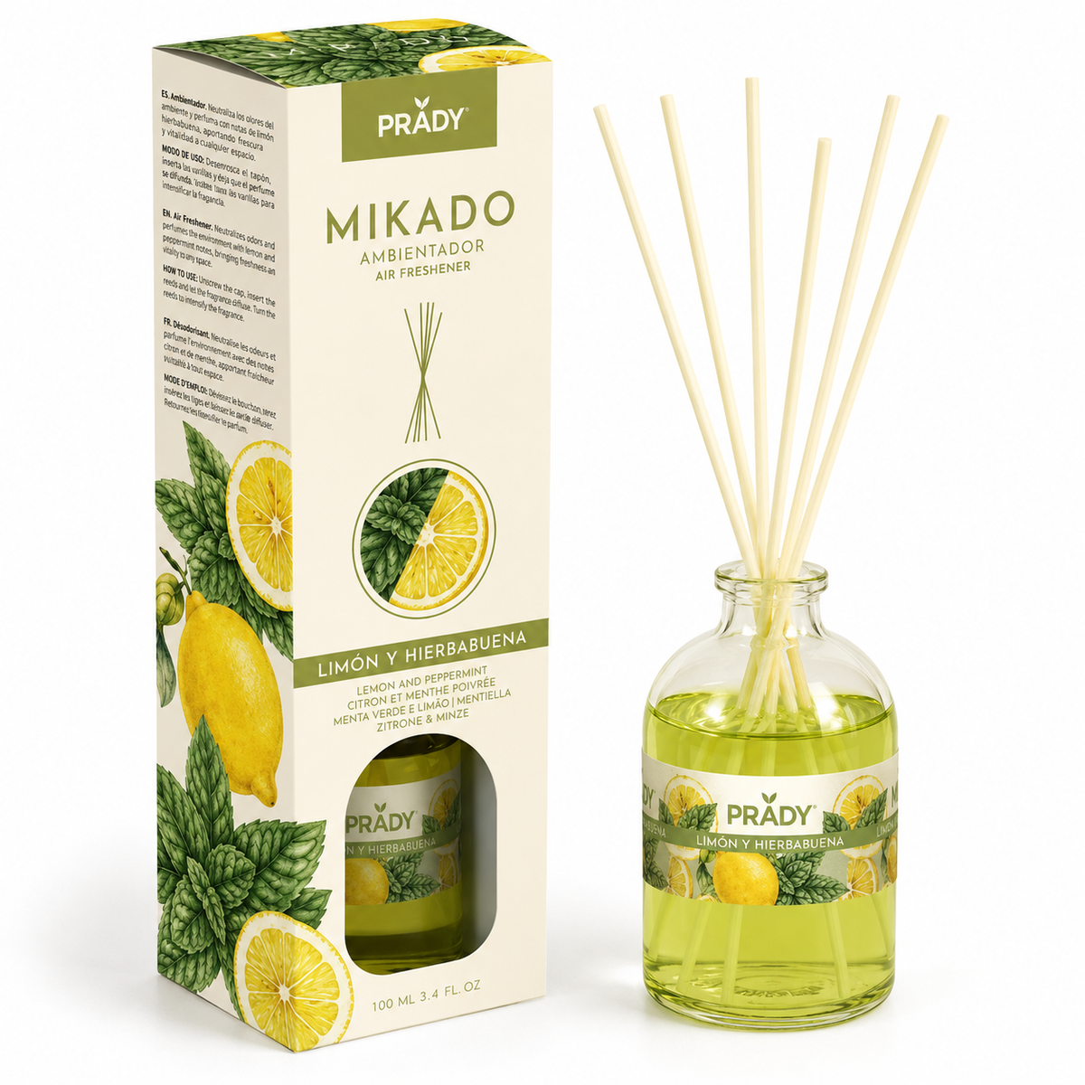 Prady Mikado 100ML – Limão e Hortelã