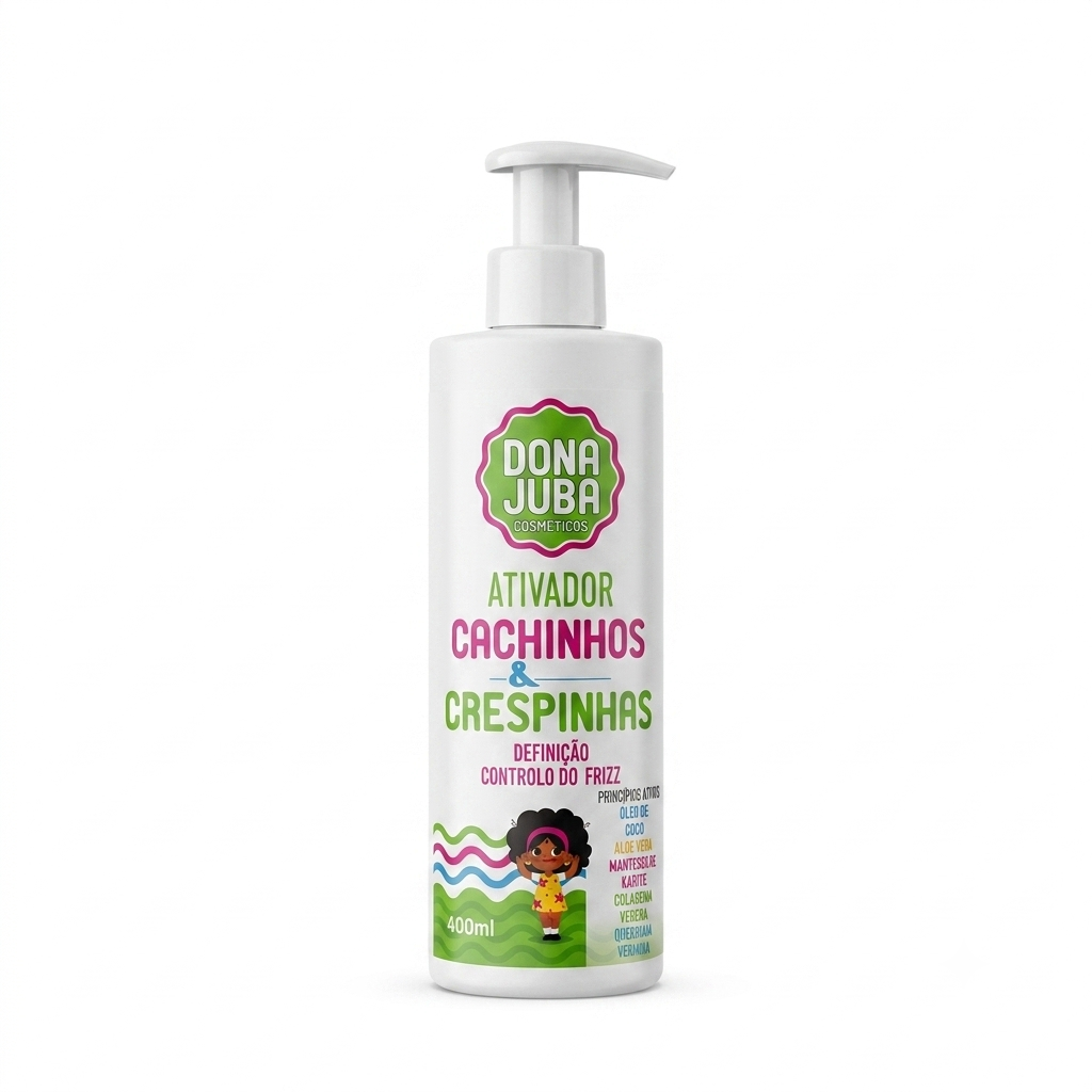 Dona Juba Ativador De Cachos 400ml Kids Cachinhos e Crespinhas
