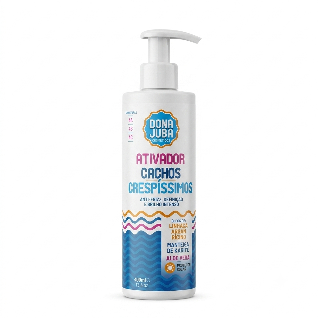 Dona Juba Ativador De Cachos 400ml Cachos Crespíssimos