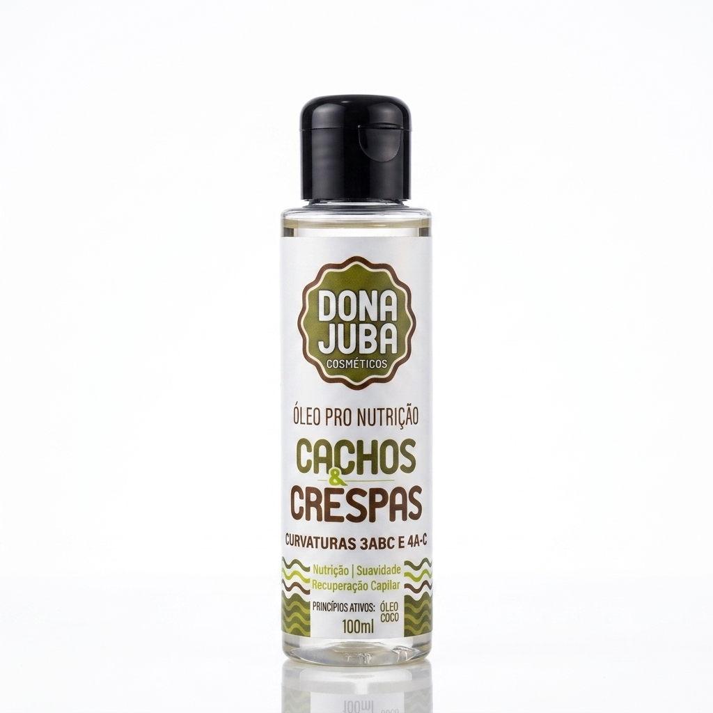 Dona Juba Óleo pro Nutrição 100ml Cachos e Crespas
