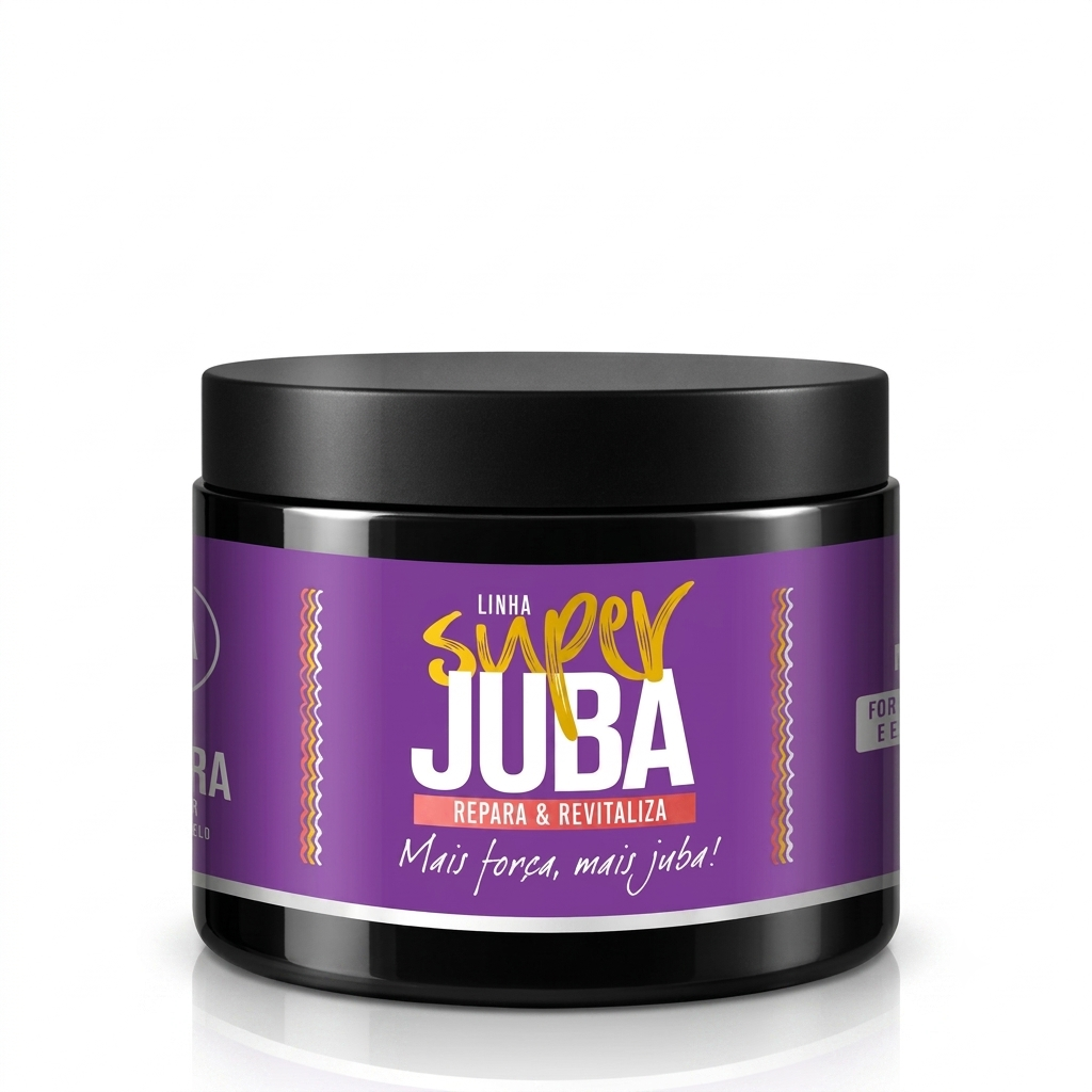 Bamba Cosmetics Máscara Capilar 500ml Super Juba