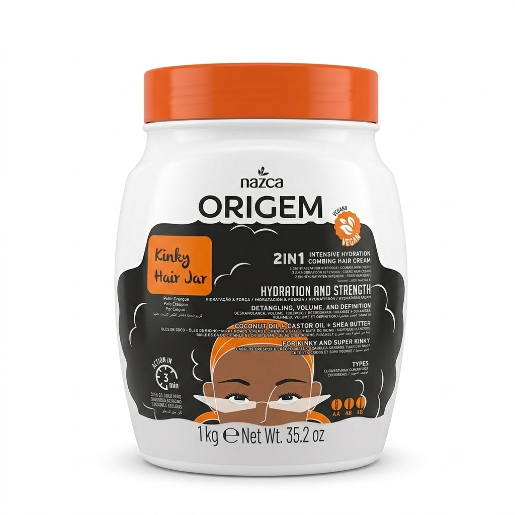 Nazca Origem Máscara Capilar 1kg Frescor De Cabelo Crespo