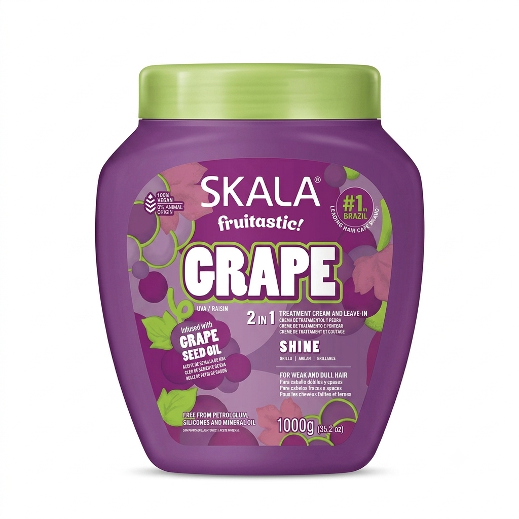 Skala Máscara Capilar 2em1 1000g Grape(Uva)