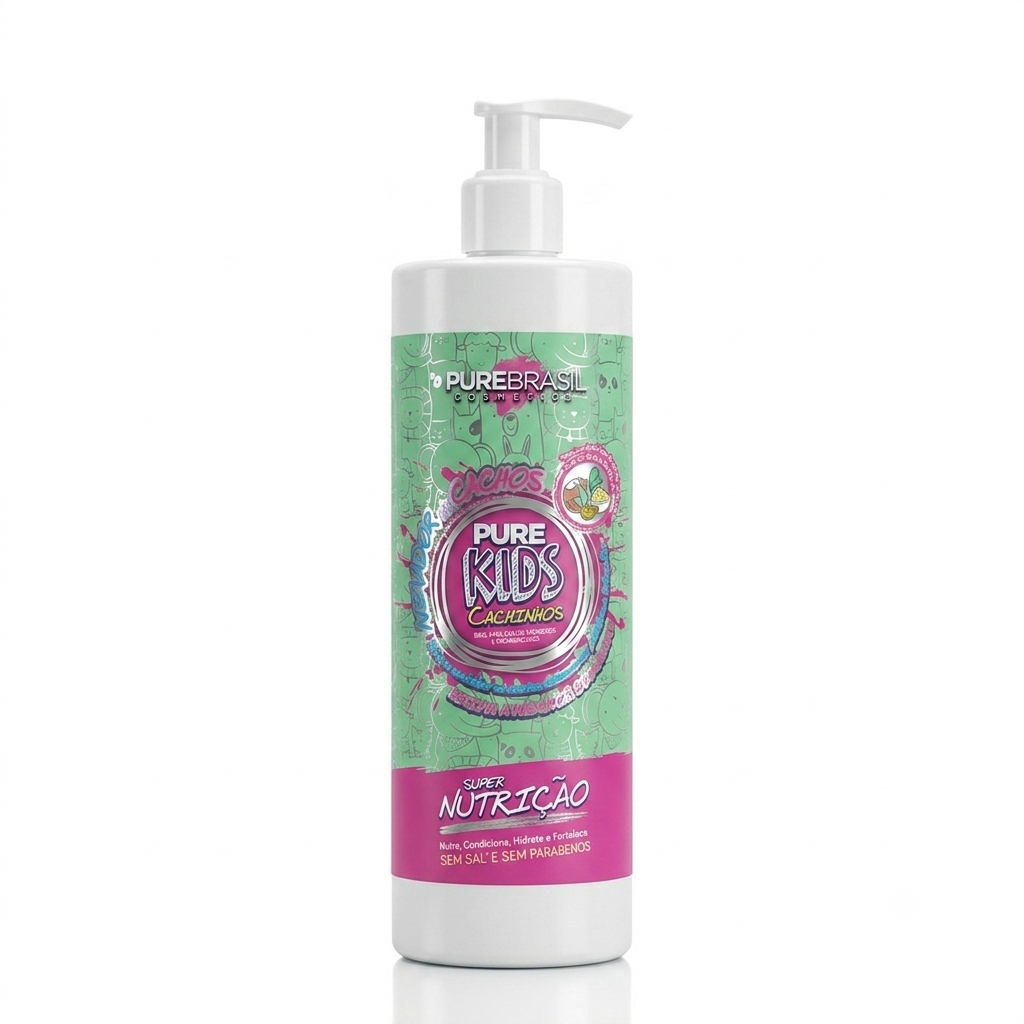 Pure Brasil Ativador De Cachos 500ml Pure Kids Cachinhos