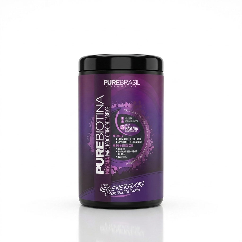 Pure Brasil Máscara Capilar 1kg Pure Biotina