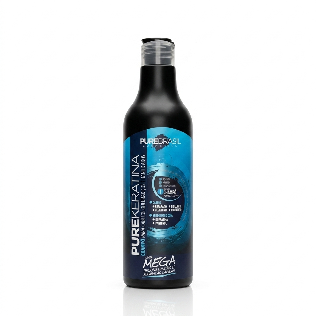Pure Brasil Champô 500ml Pure Queratina