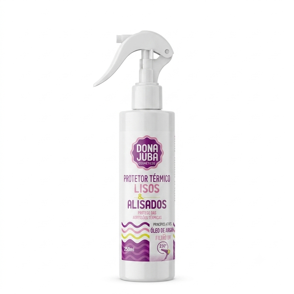 Dona Juba Spray Protetor Térmico  250ml Lisos e Alisados