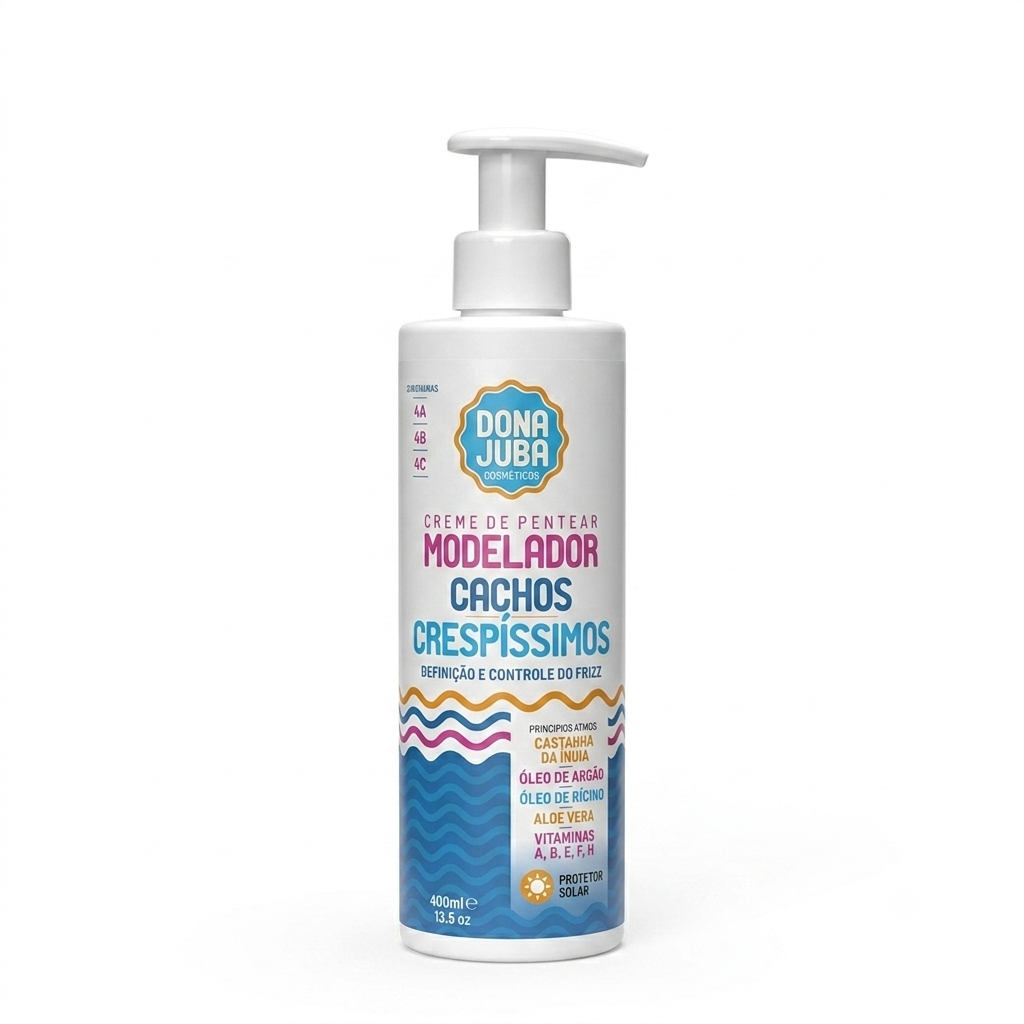 Dona Juba Creme De Pentear 400ml Cachos Crespíssimos