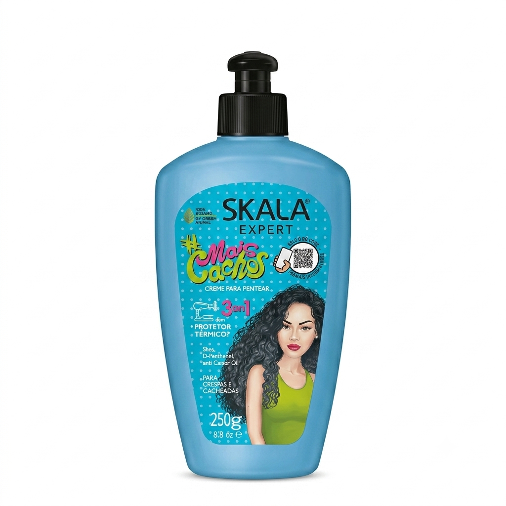 Skala Creme De Pentear 3em1 250g Mais Cachos