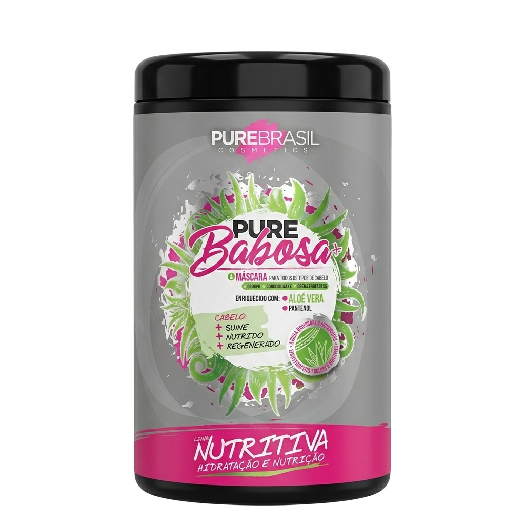 Pure Brasil Máscara Capilar 1000ml Pure Babosa