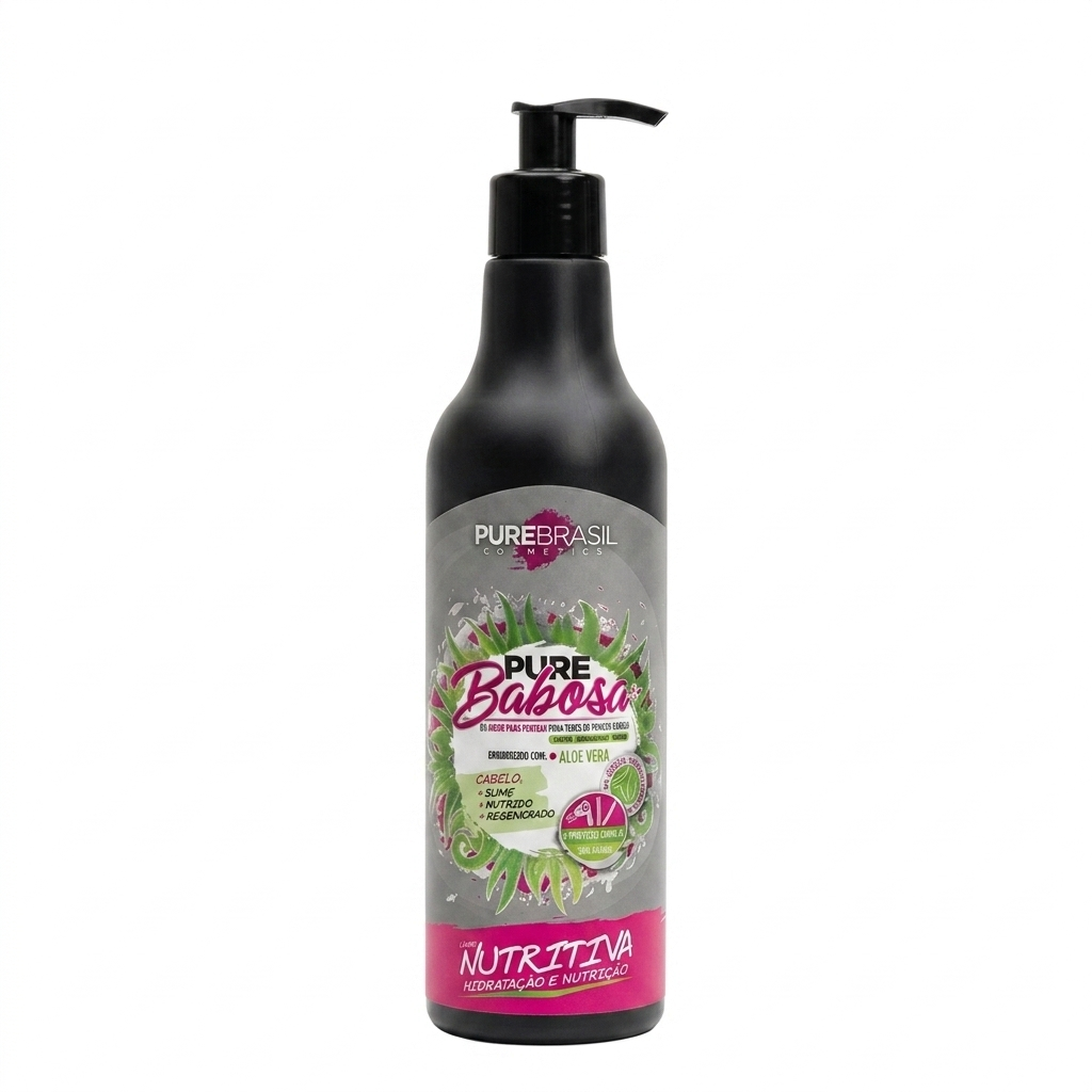 Pure Brasil Creme De Pentear 500ml Pure Babosa