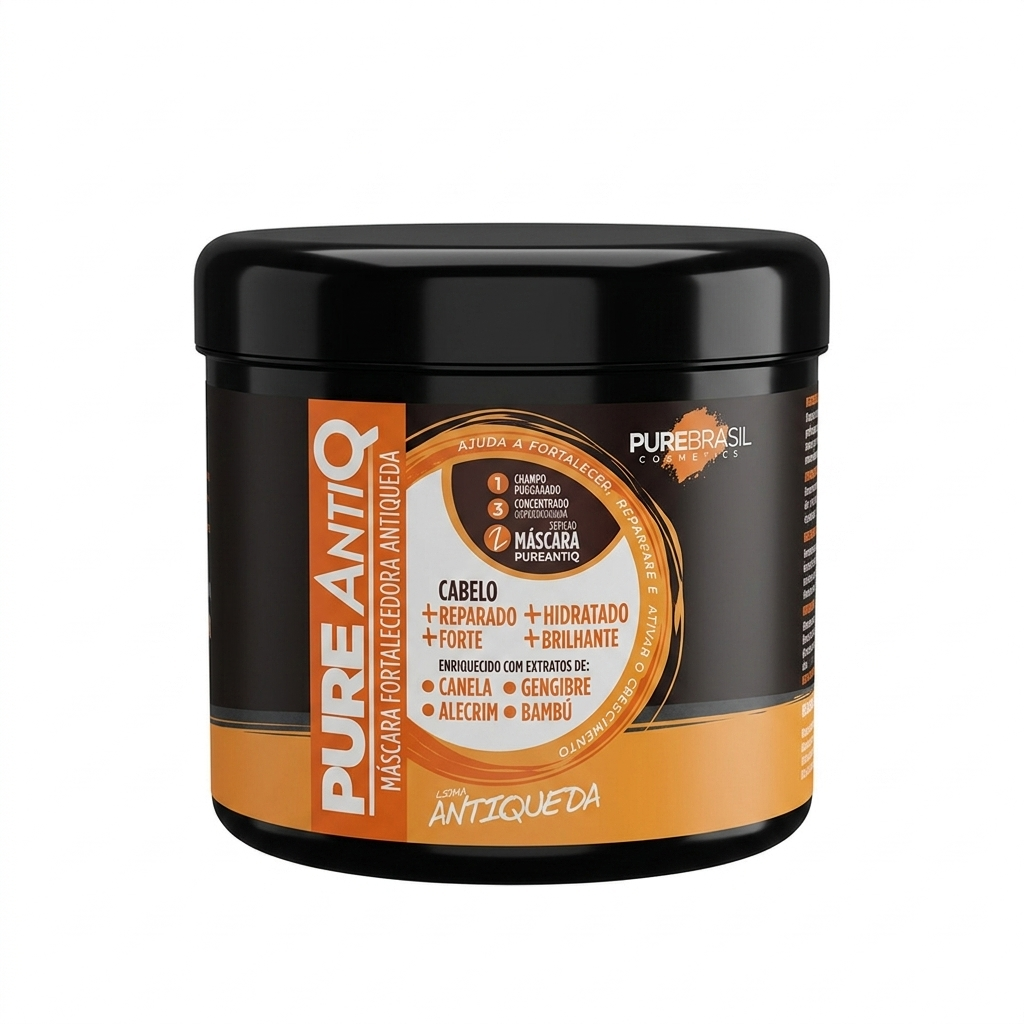 Pure Brasil Máscara Capilar 500ml Pure Antiqueda