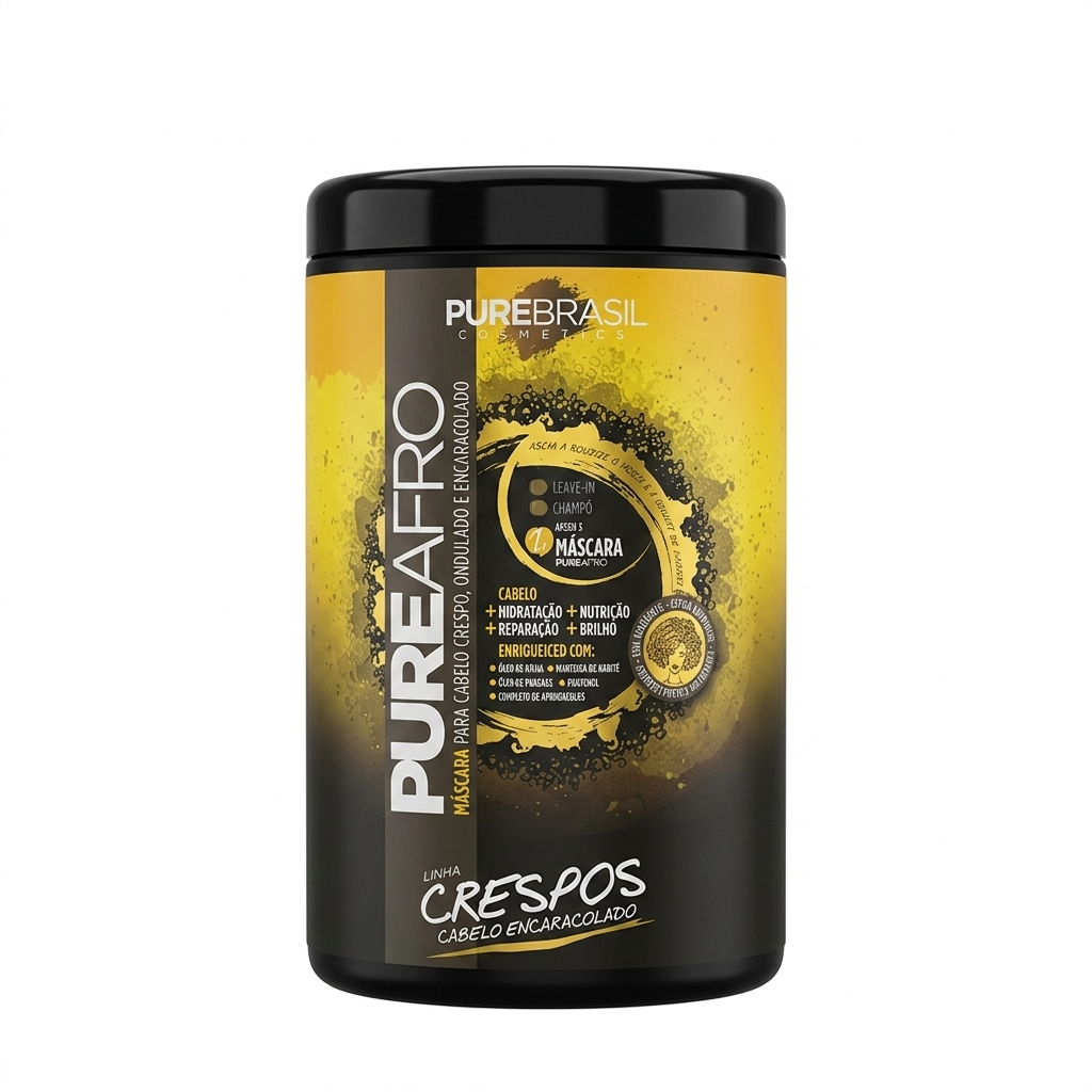 Pure Brasil Máscara Capilar 1kg Pure Afro
