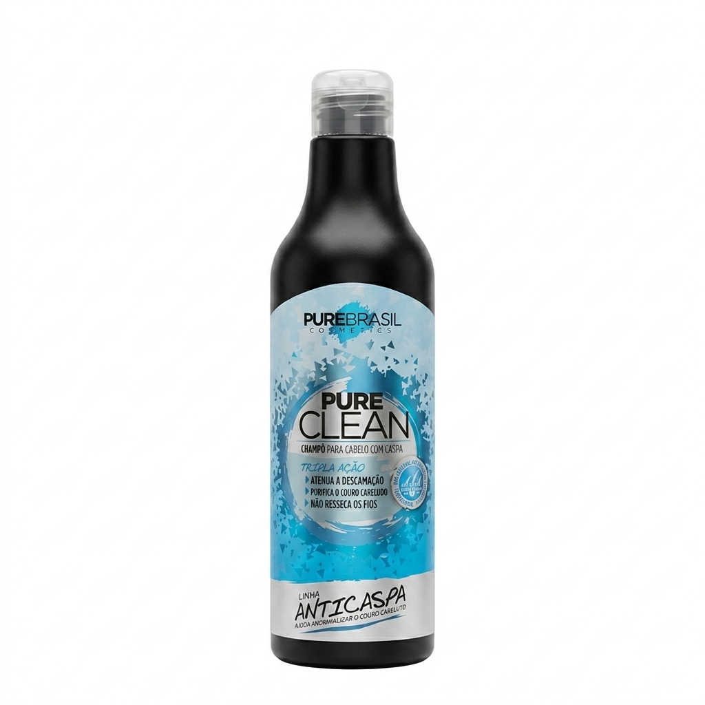 Pure Brasil Champô 500ml Pure Clean Anticaspa