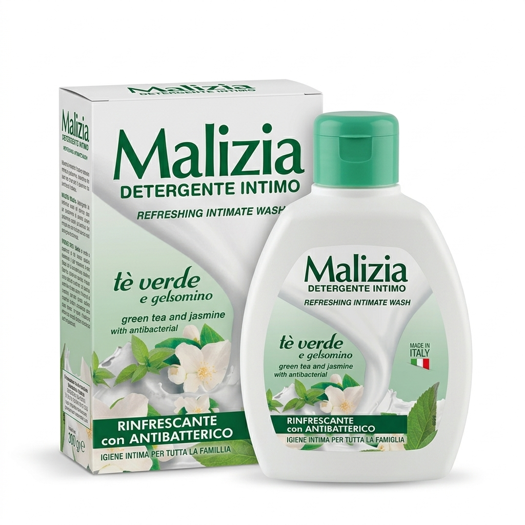 Malizia Sabonete Íntimo 200ml Chá Verde e Jasmim