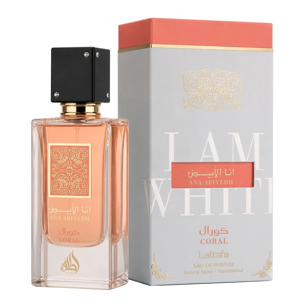 Lattafa Eau De Parfum 60ML Ana Abiyedh Coral