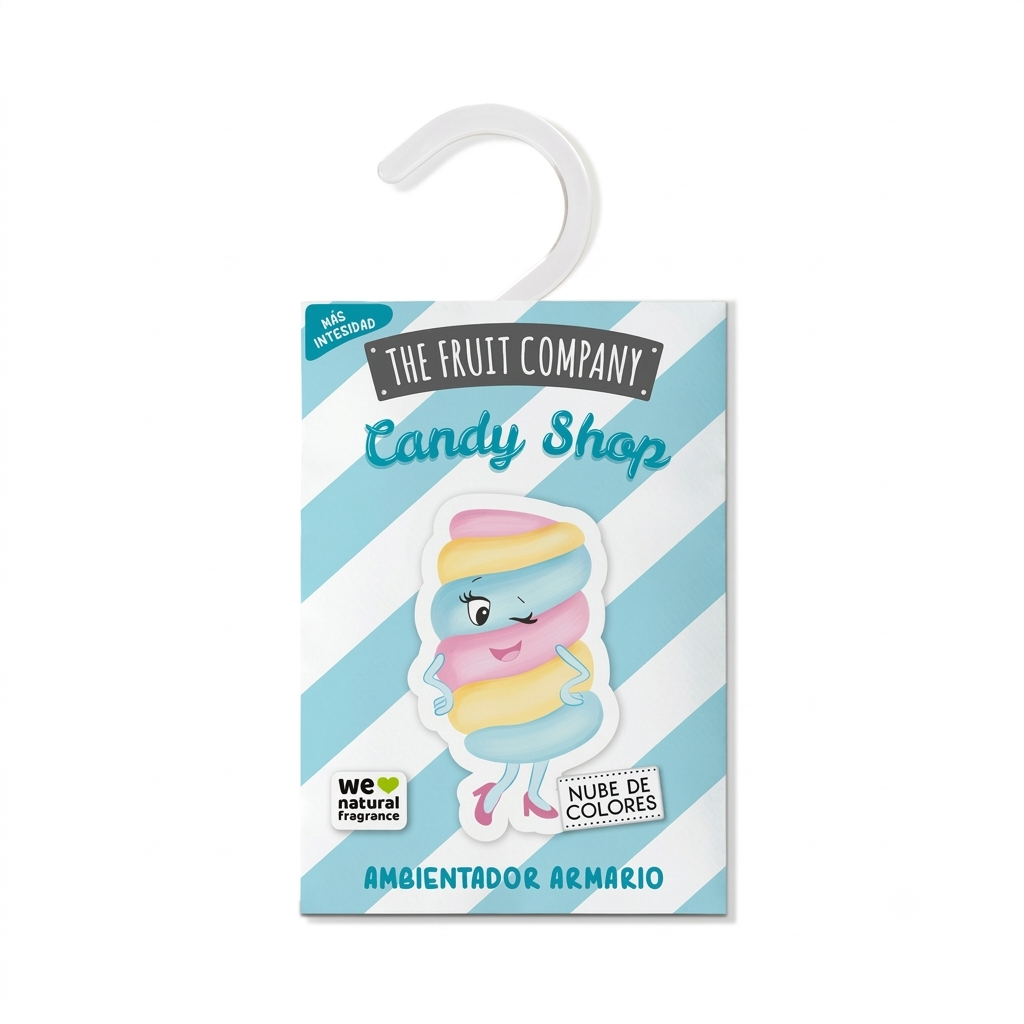 The Fruit Company Candy Shop Ambientador De Armário 13GR Nuvem De Cores
