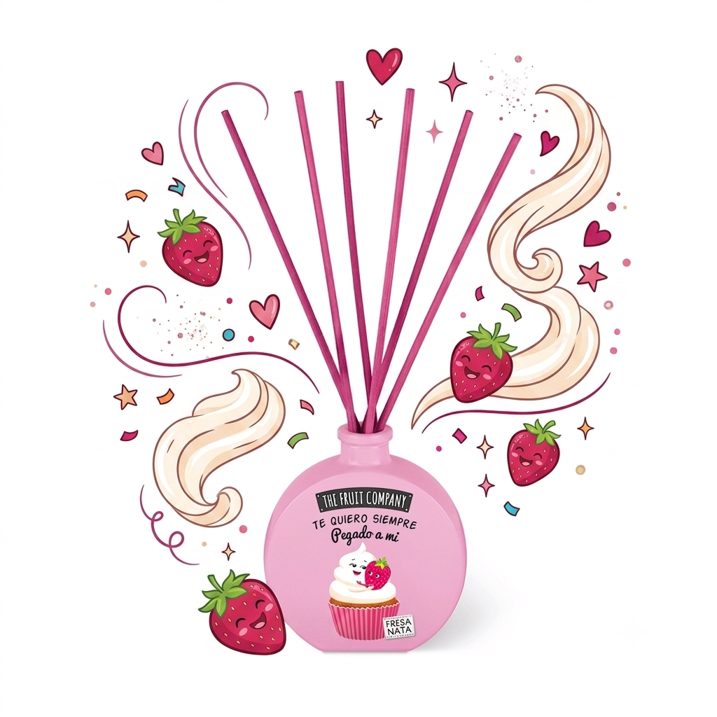 The Fruit Company Mikado 40ML Morango e Nata