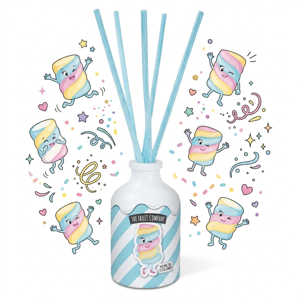 The Fruit Company Candy Shop Mikado 40ML Nuvem De Cores