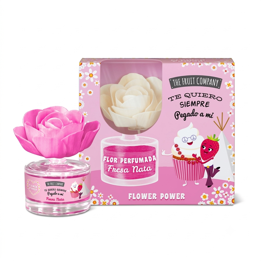The Fruit Company Flor Difusora 50ML Morango e Nata