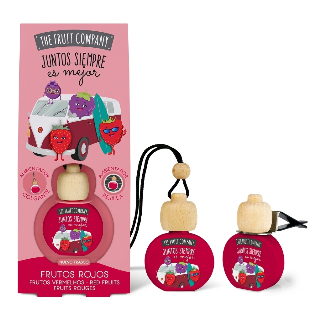 The Fruit Company Ambientador Para Carro 5ML Frutos Vermelhos