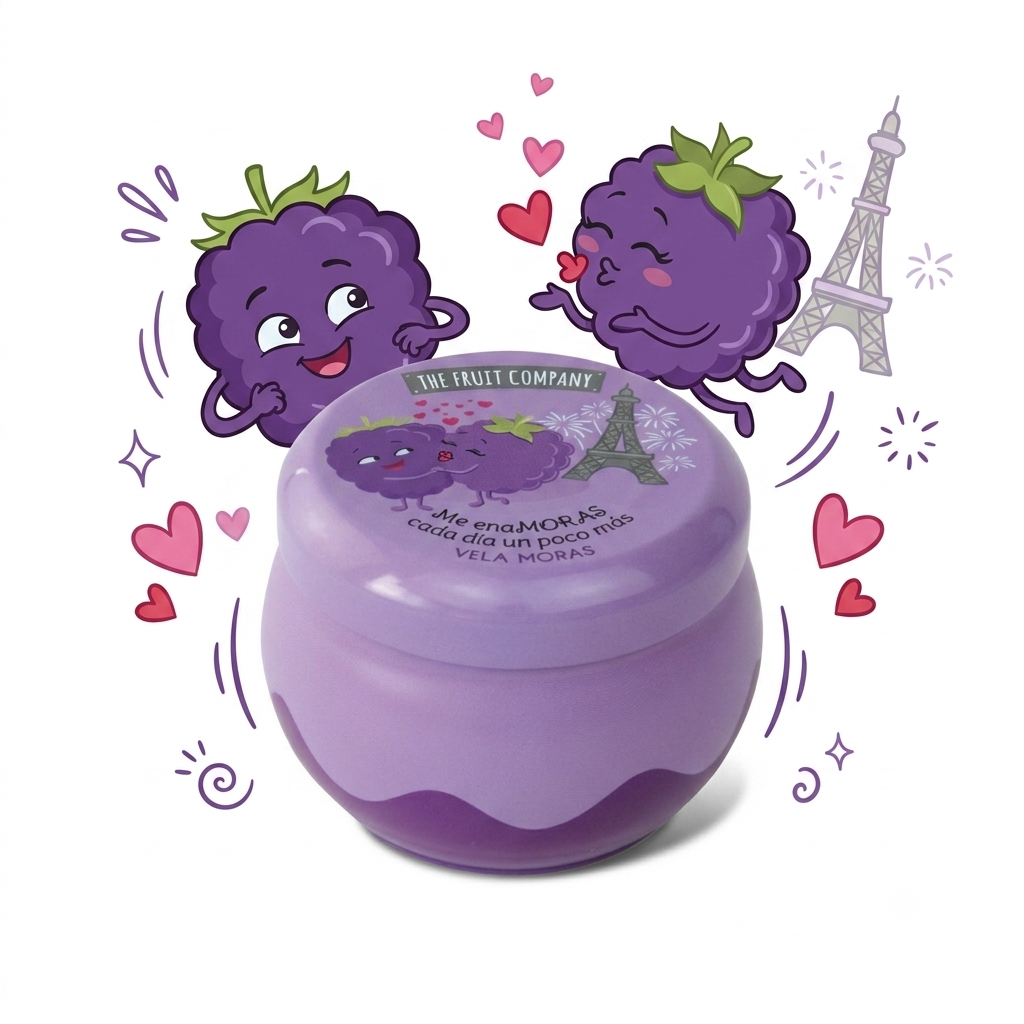 The Fruit Company Vela Aromática 150G Moras