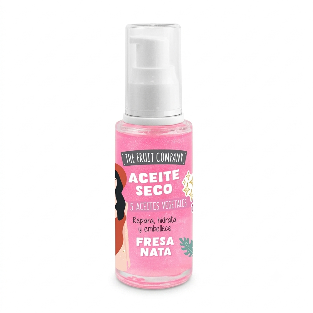 The Fruit Company Óleo Multifuncional 50ML Morango e Nata