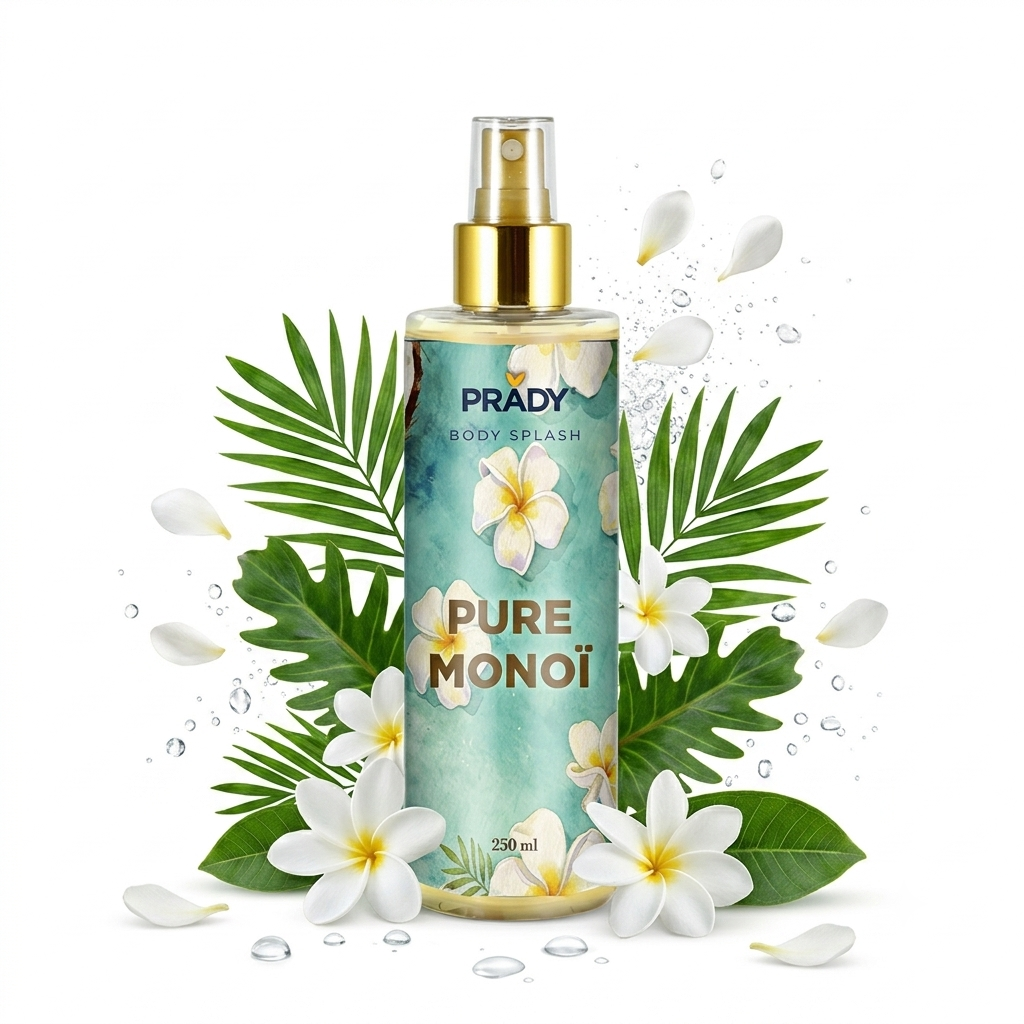 Prady Body Splash 250ML Pure Monoi