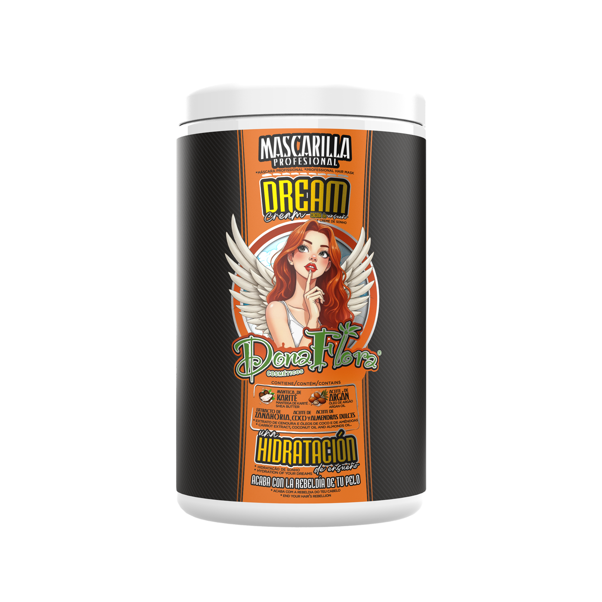 Dona Flora Máscara Capilar 1000ml Dream Cream