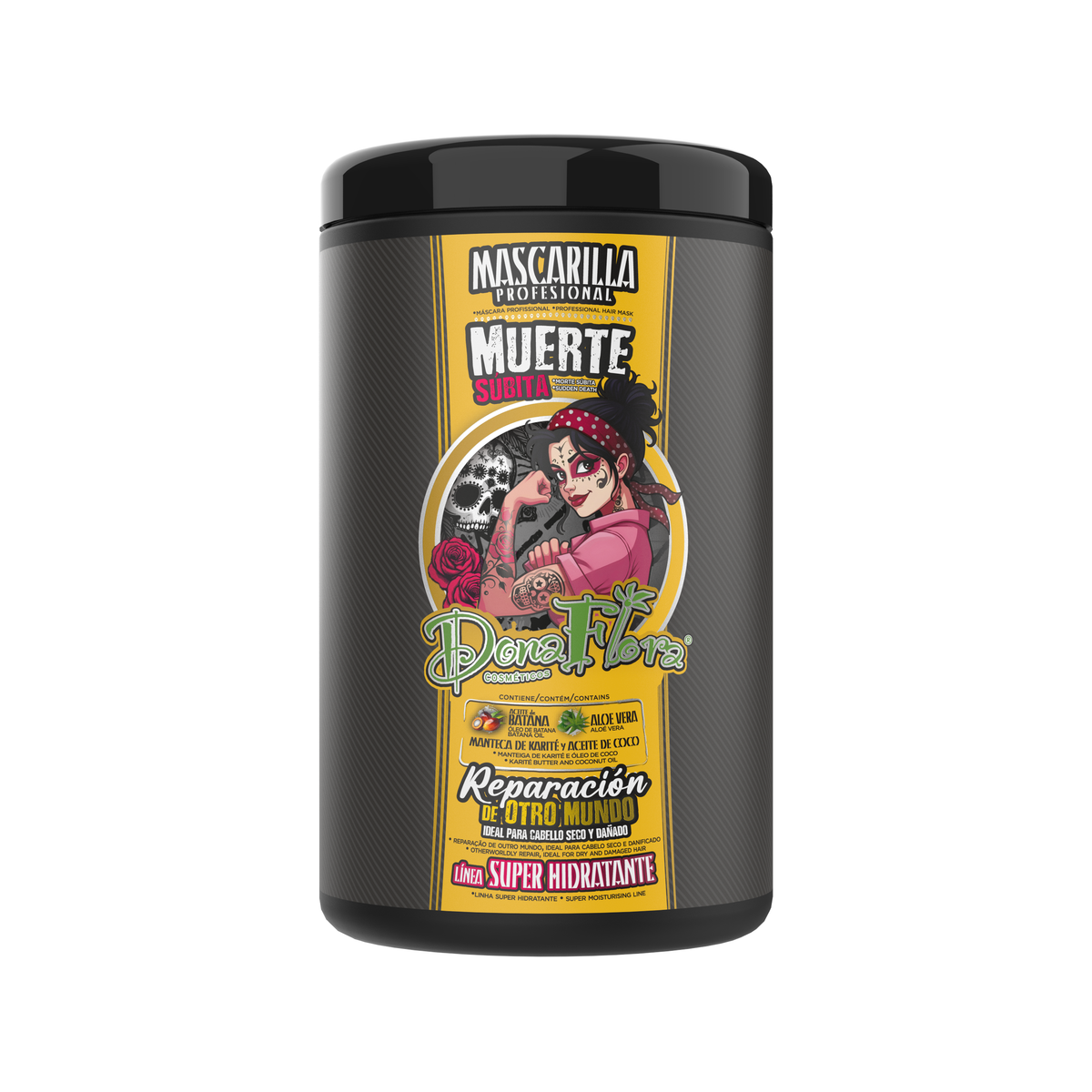 Dona Flora Máscara Capilar 1000ml Morte Súbita