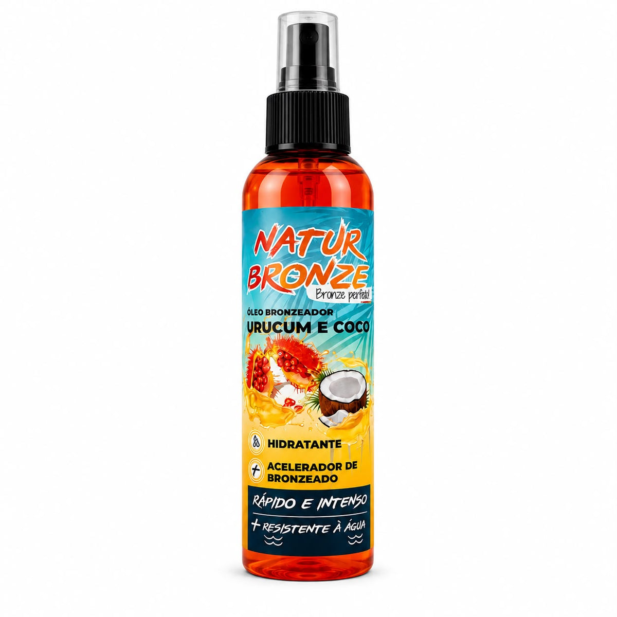 NaturBronze Óleo Bronzeador 200ml Coco e Urucum