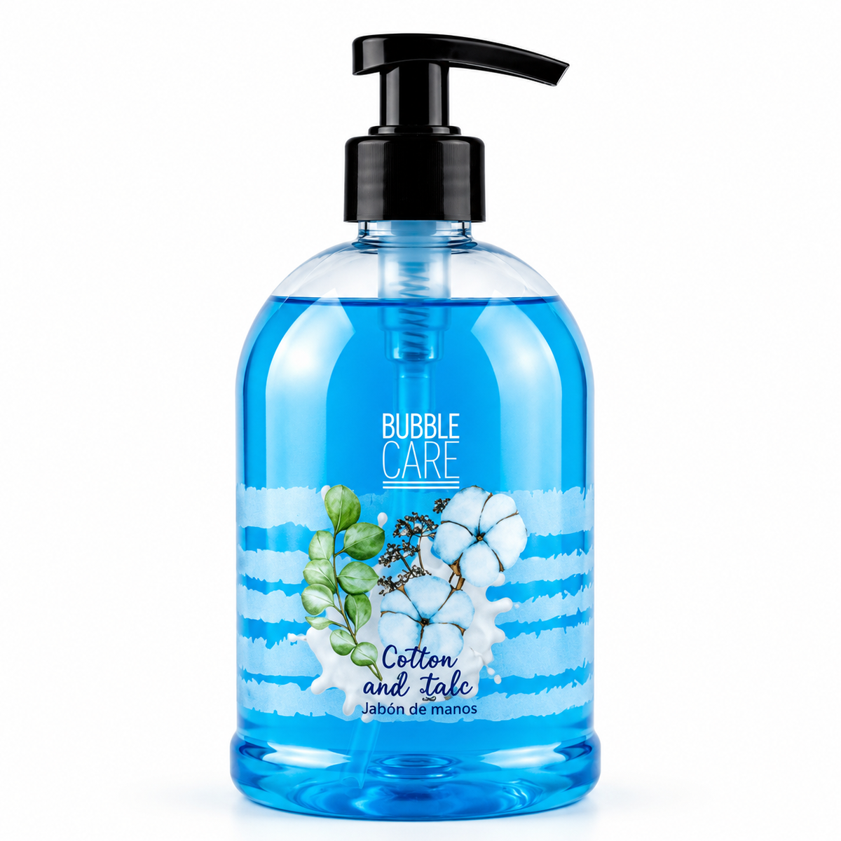 Bubble Care Gel De Mãos 500ml Algodão e Talco