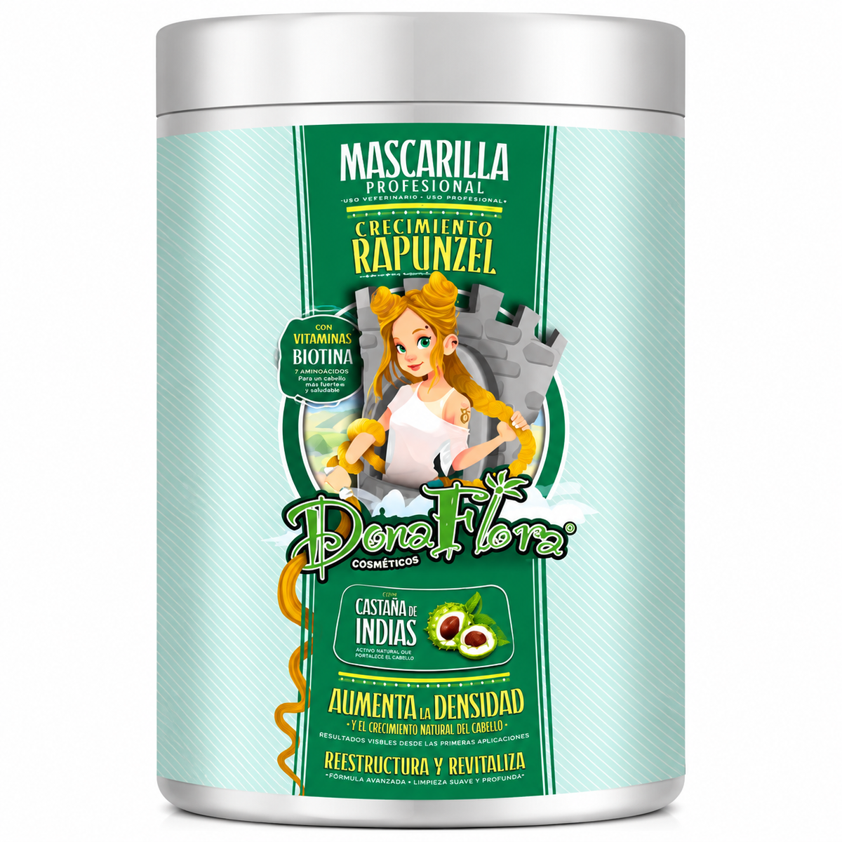 Dona Flora Máscara Capilar 1000ml Rapunzel