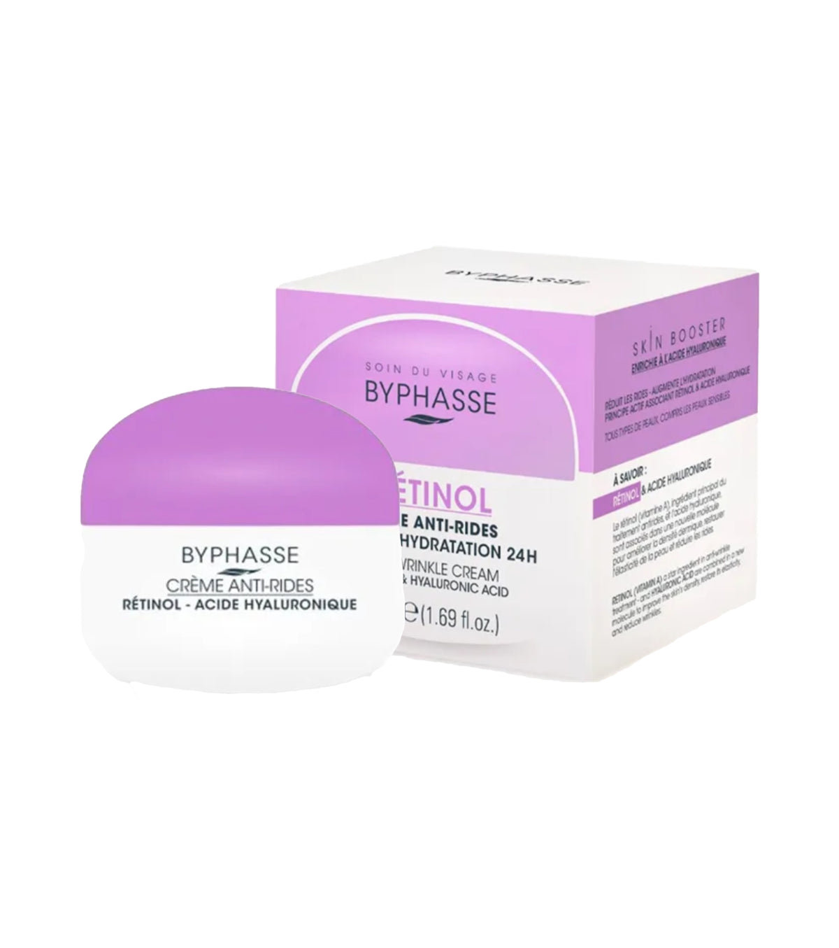 Byphasse Creme Anti-Rugas Retinol + Ácido Hialurónico 50 ml