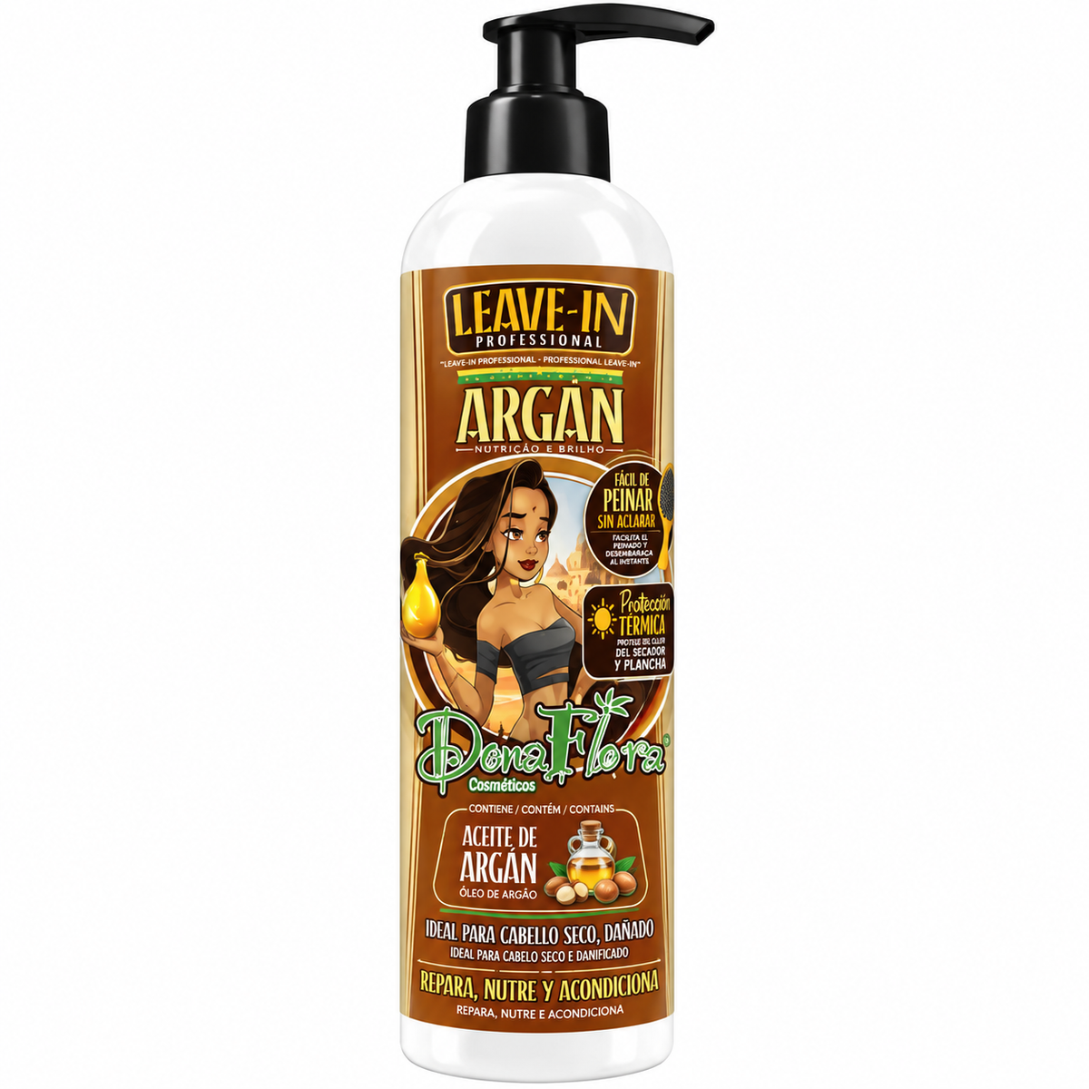 Dona Flora Leave-In Profissional Argan 500 ml