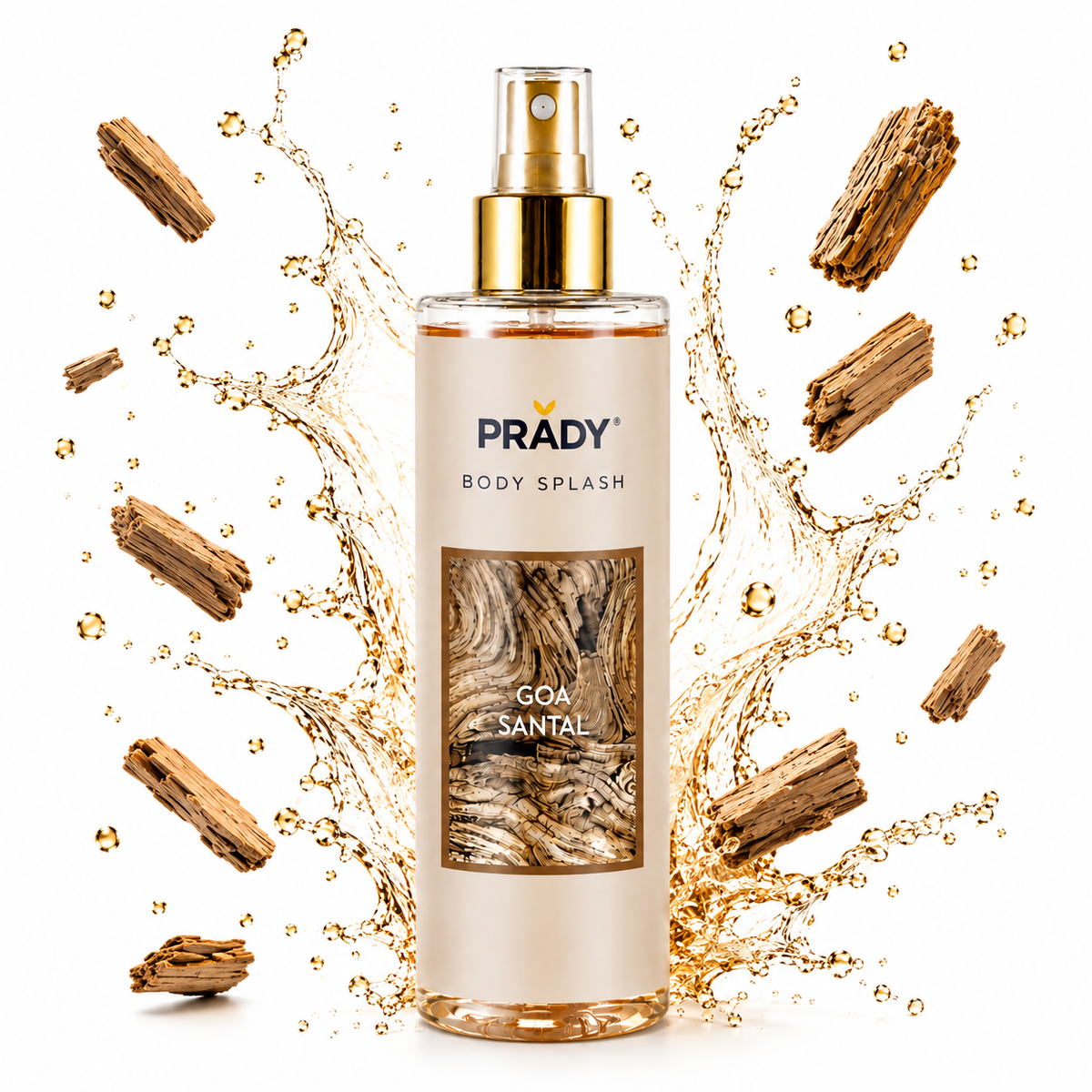 Prady Body Splash 250ML Goa Santal